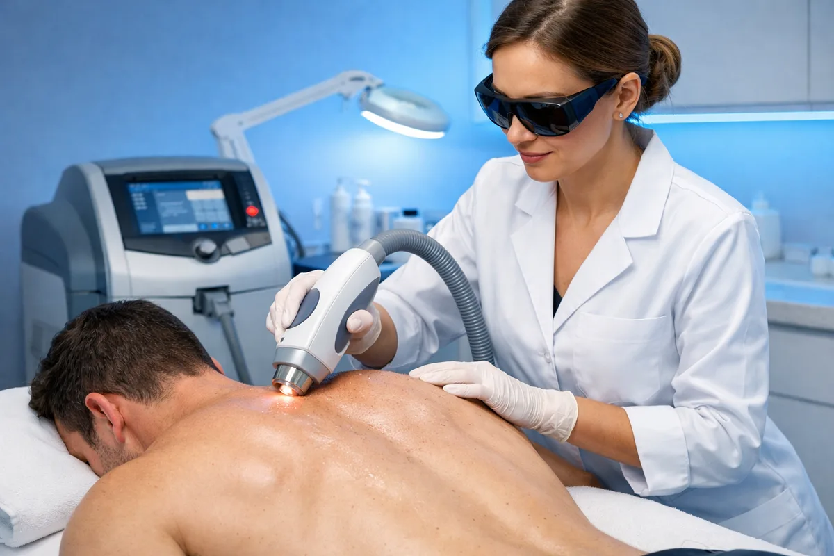 Combien coûte vraiment l'épilation laser du dos pour un homme ?