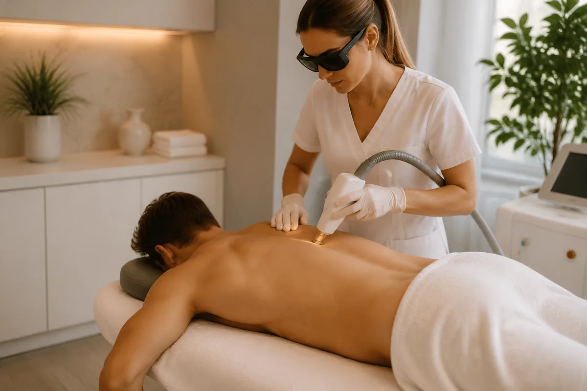Combien de séances laser pour un dos d'homme ? La vérité sans filtre