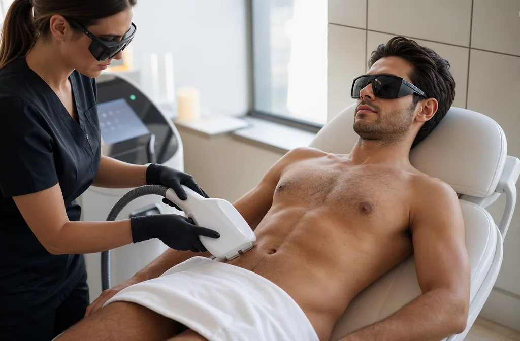 Combien de séances laser pour un torse masculin ? La vérité