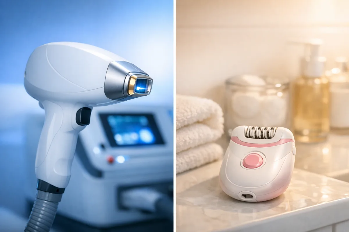 Laser vs épilateur électrique : comparatif honnête pour faire le bon choix