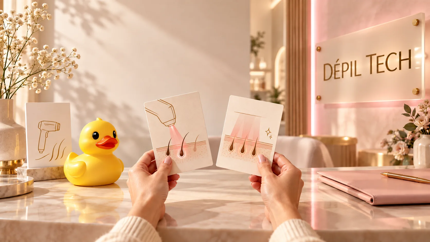 Smart Duck ou Dépil Tech pour votre épilation laser ? Comparez les prix affichés, les forfaits, les techniques et les questions à poser avant de vous engager.